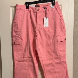 Judy Blue Pink Cargo Women Jeans